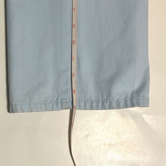 Peter Millar Raleigh Washed Twill Performance Light Blue Khaki Chino 38x37 - Picture 9 of 14